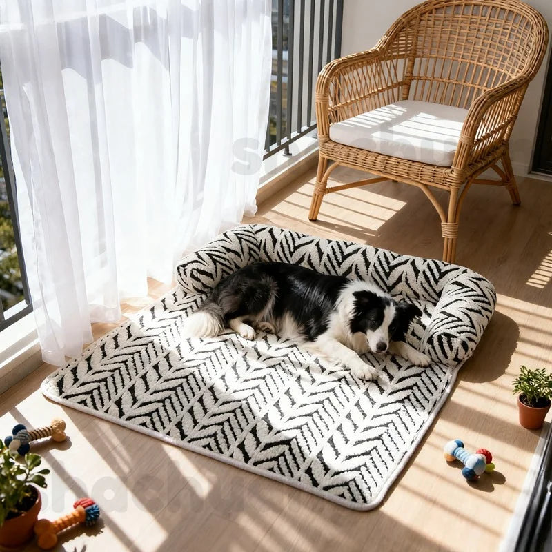 Winter Warm Pet Sofa Bed Super Soft Plush - MyPetDollar.com