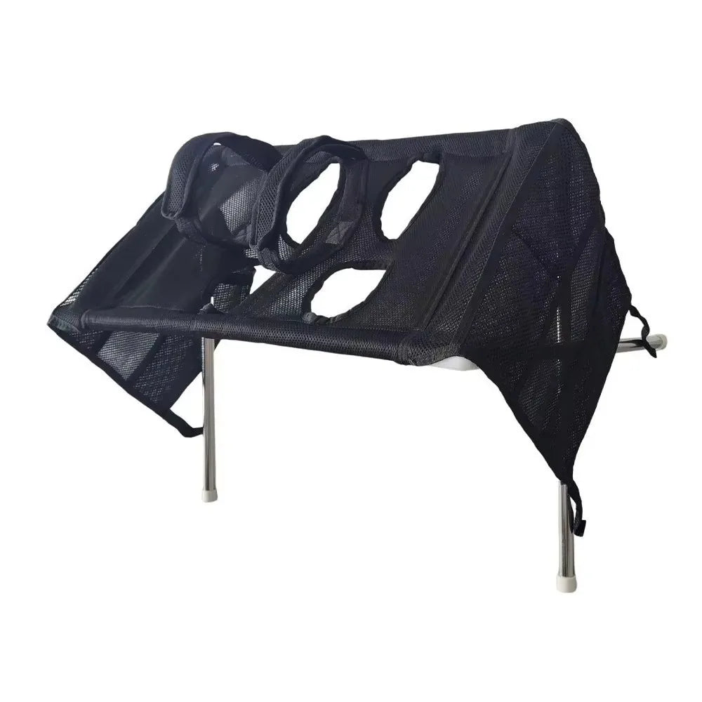 Oxford Cloth Pet Grooming Table Elevated Support Restraint, Foldable