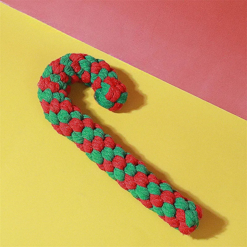 Interactive Pet Chewing Toy for Dogs Cotton Slipper Rope – 10 Colors