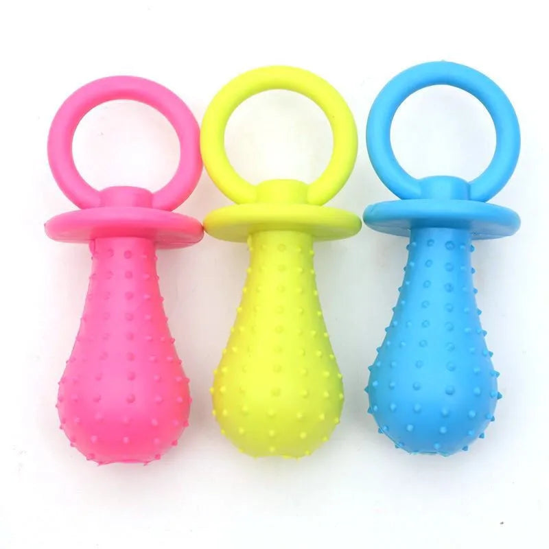 Pet Chew Toys Set Bone Pacifier Thorn Ring - MyPetDollar.com