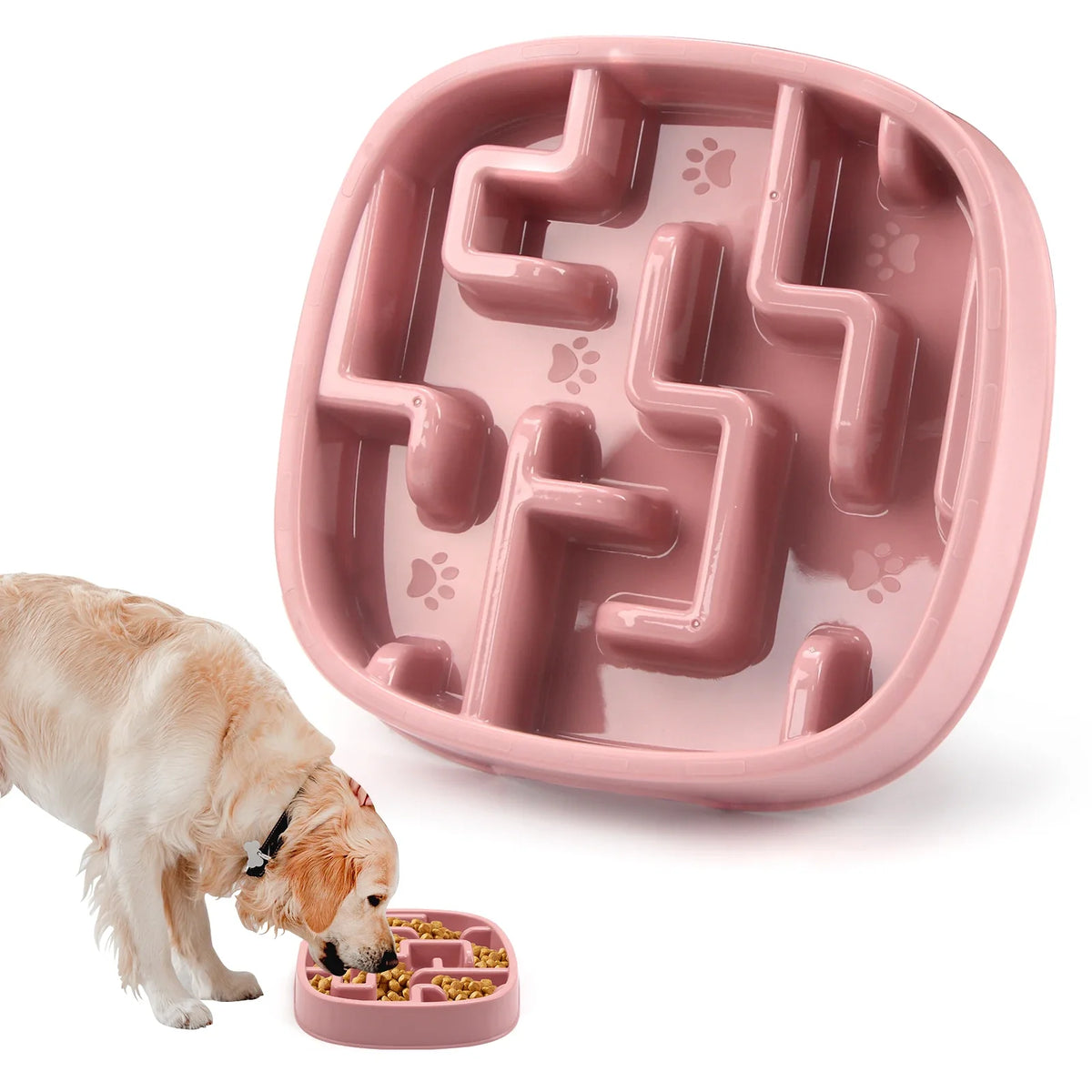 Pet Supplies Dog & Cat Anti Choking Feeding Food Bowls