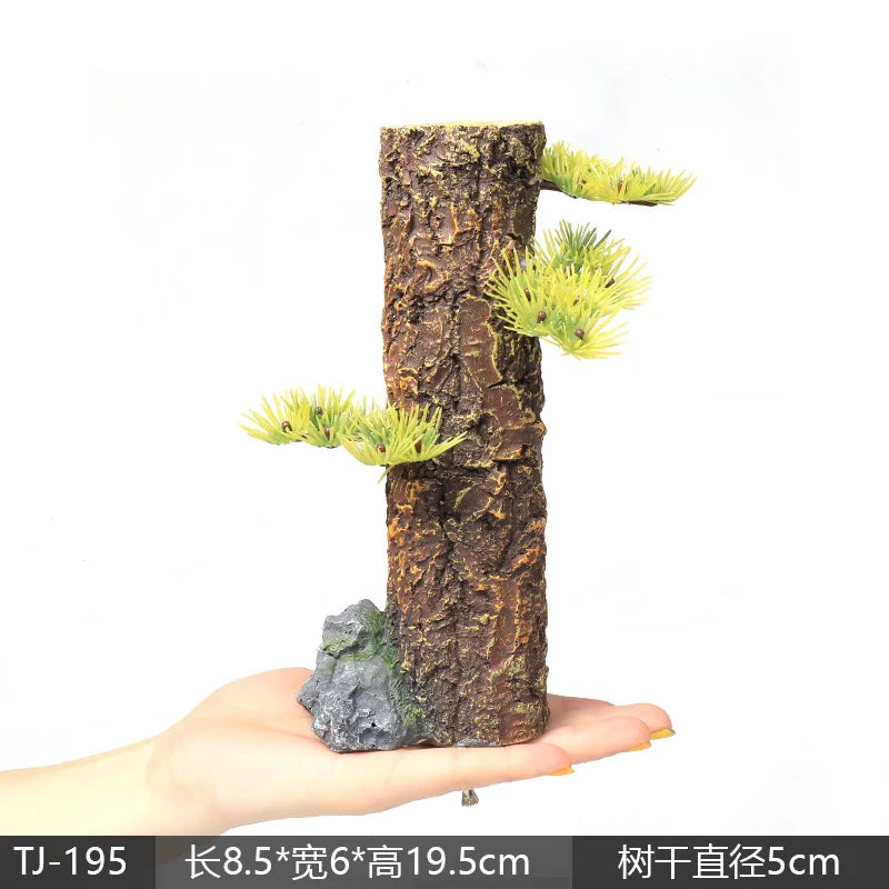 Simulation Tree Trunk Sinking Wood Driftwood - MyPetDollar.com