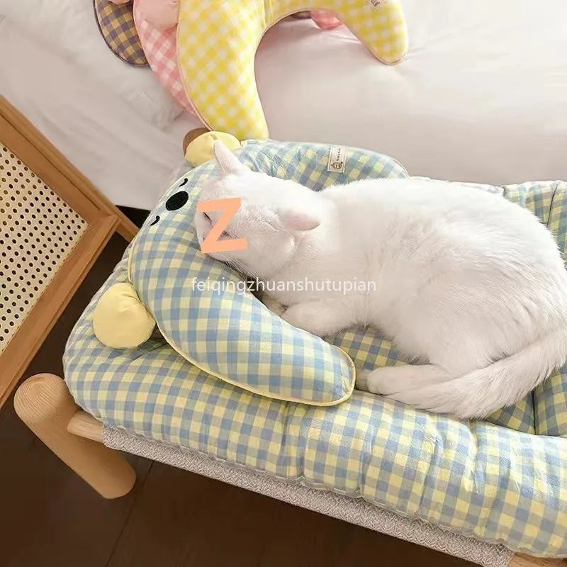 1Pc Warm Padded Cat Kennel Winter Sleeping - MyPetDollar.com