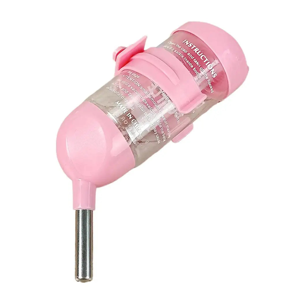 Stainless Steel Small Animal Water Bottle Hamster Drinking Fountain – 5 Colors