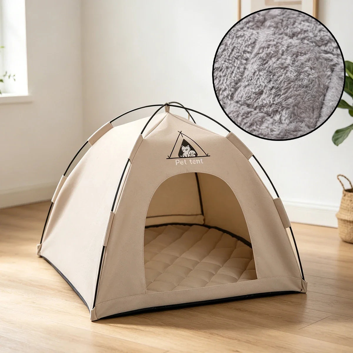 Dog/Cat Tent Bed,Pet Waterproof Teepee - MyPetDollar.com