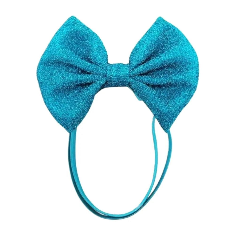 Cloth Dog Hair Bow Headbands Colorful Bowknot Pet – 6 Colors