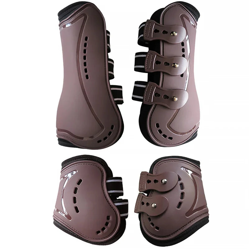 4 Pcs/Set Horse Leg Guard PU Shell Horse - MyPetDollar.com