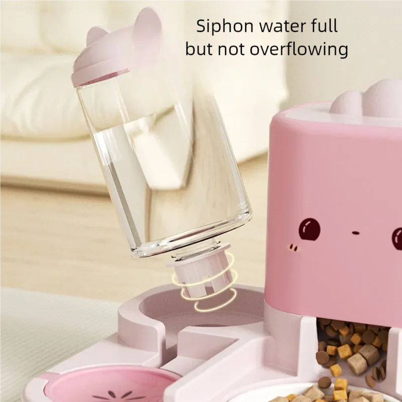 Cat Automatic Feeder Cute Smiling Feeding - MyPetDollar.com