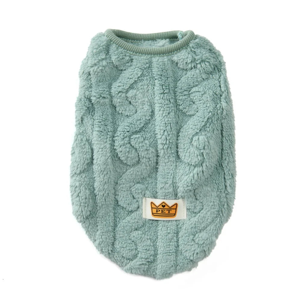 Autumn Winter Pet Cat Clothes Soft Fleece - MyPetDollar.com