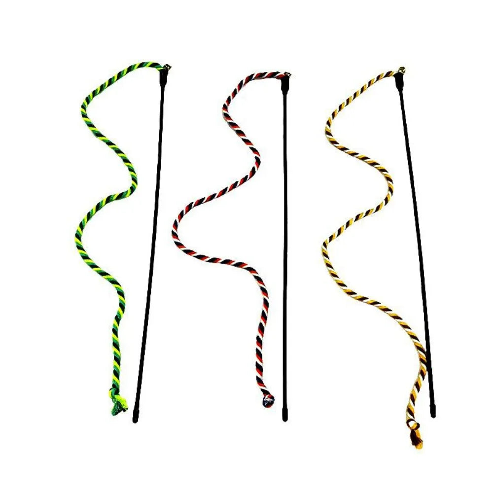 Simulation Feather Cat Stick Bell Attachment - MyPetDollar.com