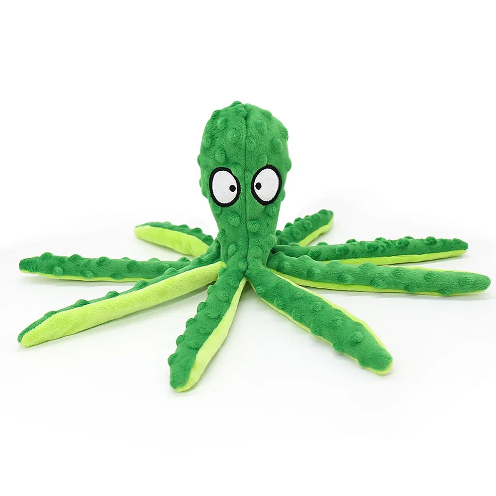 Pet Plush Toy Dog Sound Octopus Animal Shape - MyPetDollar.com