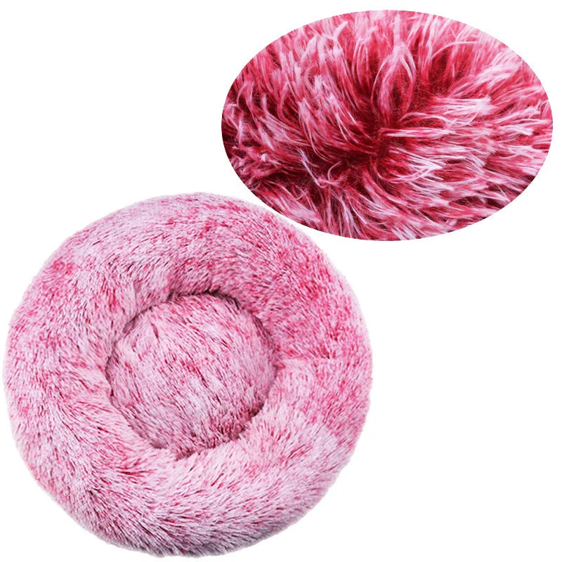 Round Pet Bed for Large Dog Bed Donut Long - MyPetDollar.com