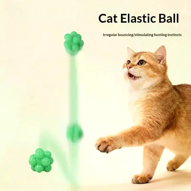 2PCS Cat Chew Toy Bouncy Ball High - MyPetDollar.com