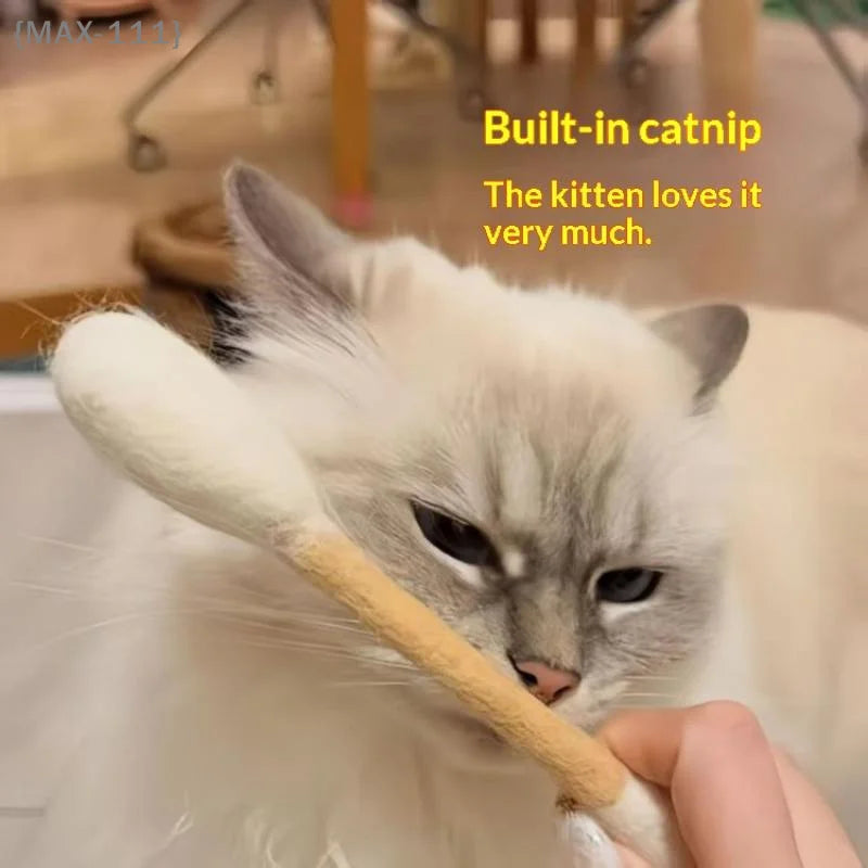 【MAX-111】Giant Cotton Swab Shaped Catnip Toy - MyPetDollar.com