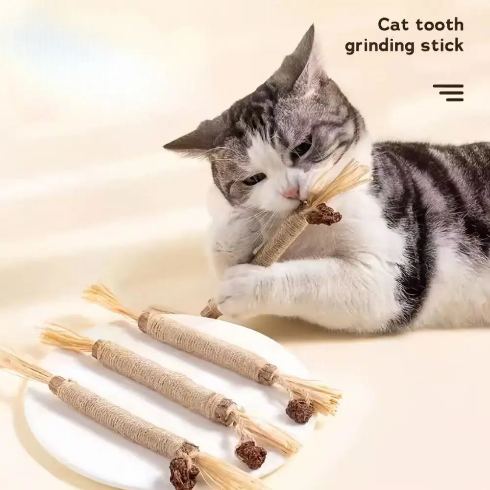 Silvervine Cat Chew Stick Natural‑Wood Cats - MyPetDollar.com