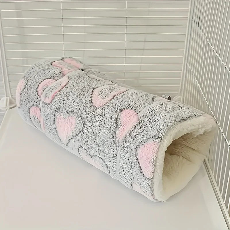 Warm Small Pet Tunnel Bed Plush Hamster Hanging Hammock