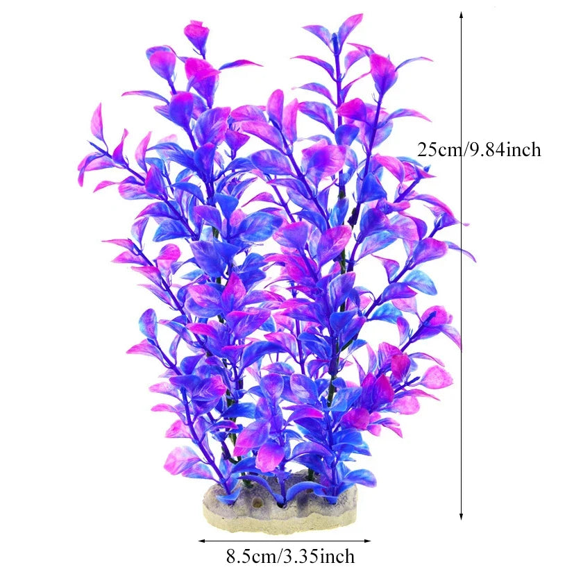 Artificial Aquarium Decor Plants Plastic - MyPetDollar.com
