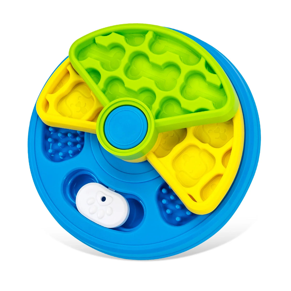 2-Layers Dog Puzzle Toys Slow Feeder Food Dispenser