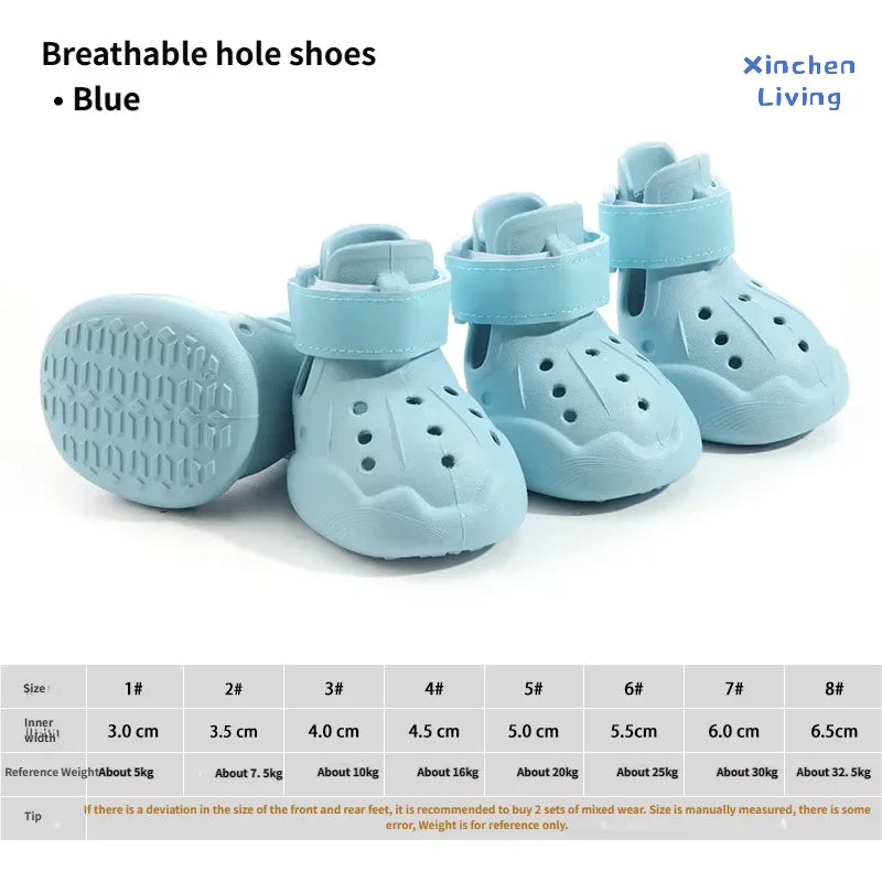 Dog Sandals Breathable Mesh Non Slip Wear - MyPetDollar.com