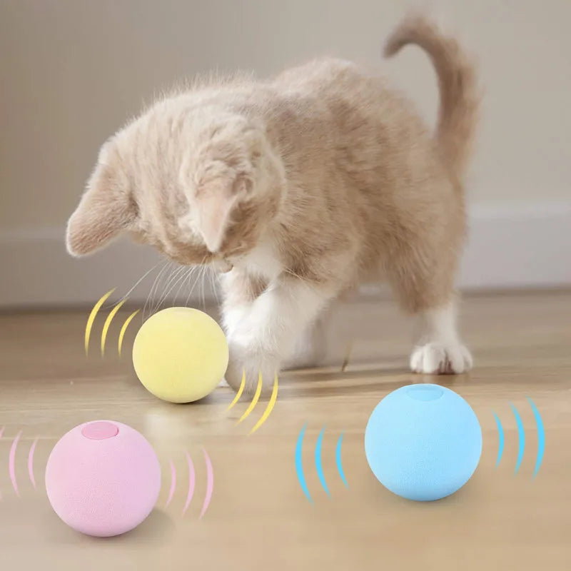 Interactive Ball Smart Cat Toys Catnip Cat - MyPetDollar.com