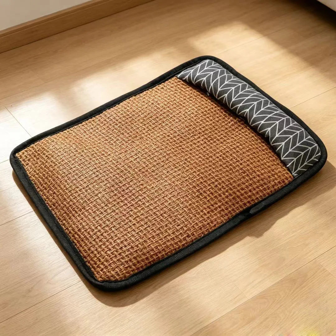 Cooling Pet Sleeping Mat, Cotton and Linen - MyPetDollar.com