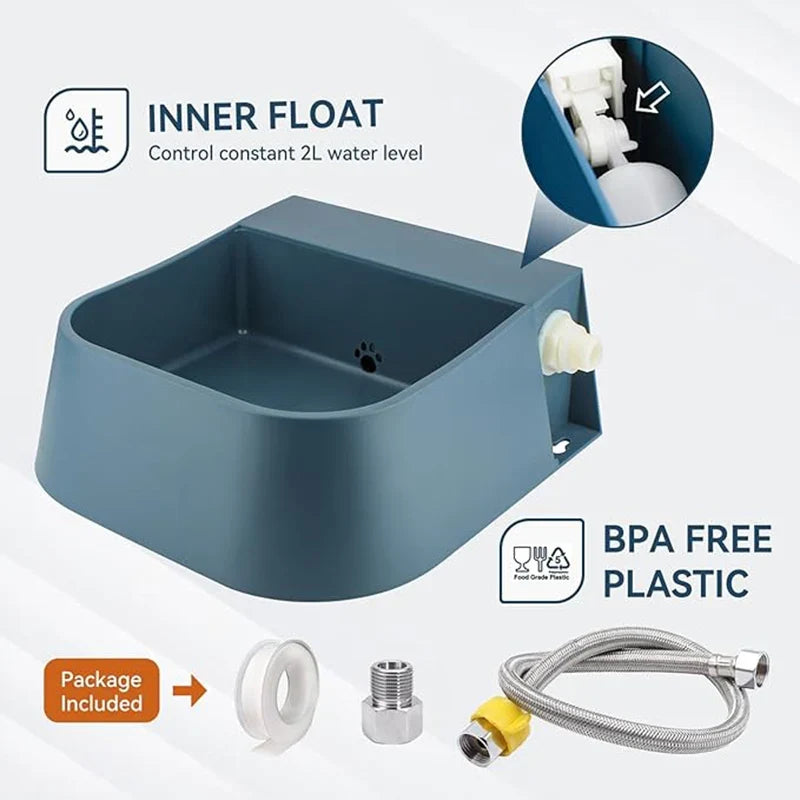 Dog Automatic Water Dish Dispenser – Dog Supplies