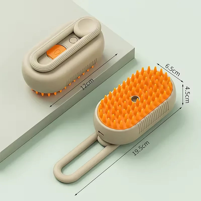 Steam Grooming Brush Cat Vaporizer Pet Hair – 2 Colors