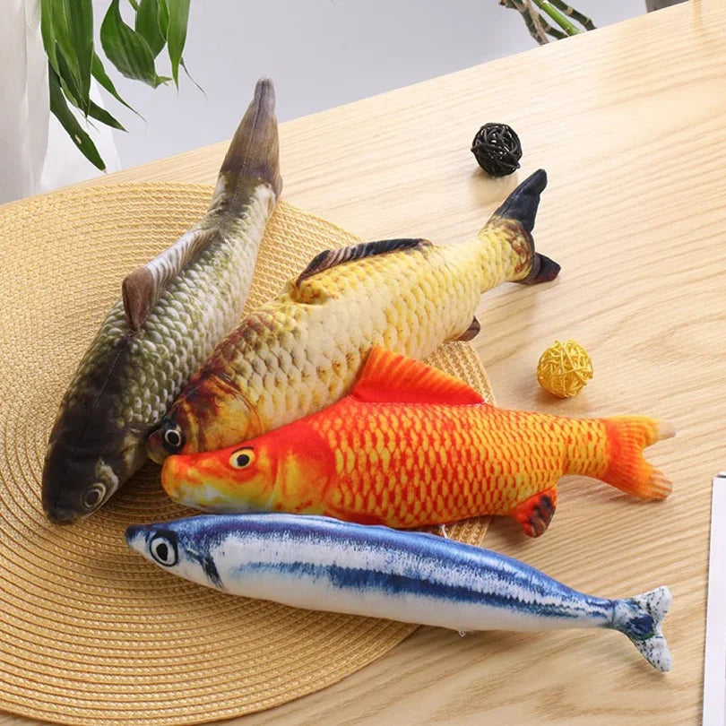 Hot sale of cat-teasing toys simulation fish - MyPetDollar.com
