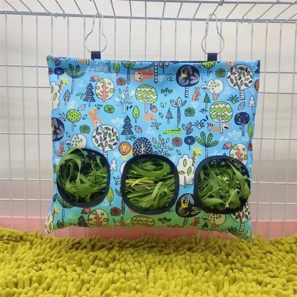 3 Holes Hanging Rabbit Hay Feeder Dispenser - MyPetDollar.com
