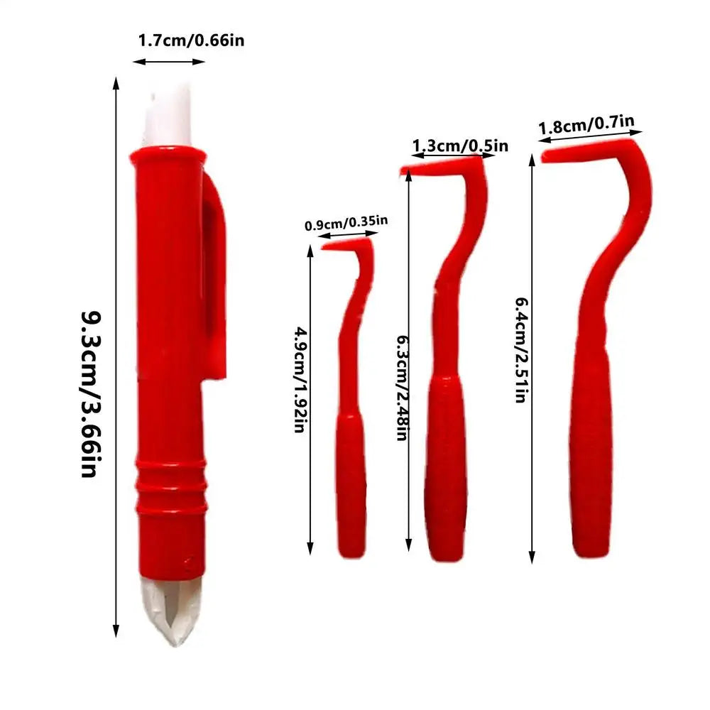 Flea Remover Hook Tick Removal Tweezer Pull Cat & Dog – 3 Colors