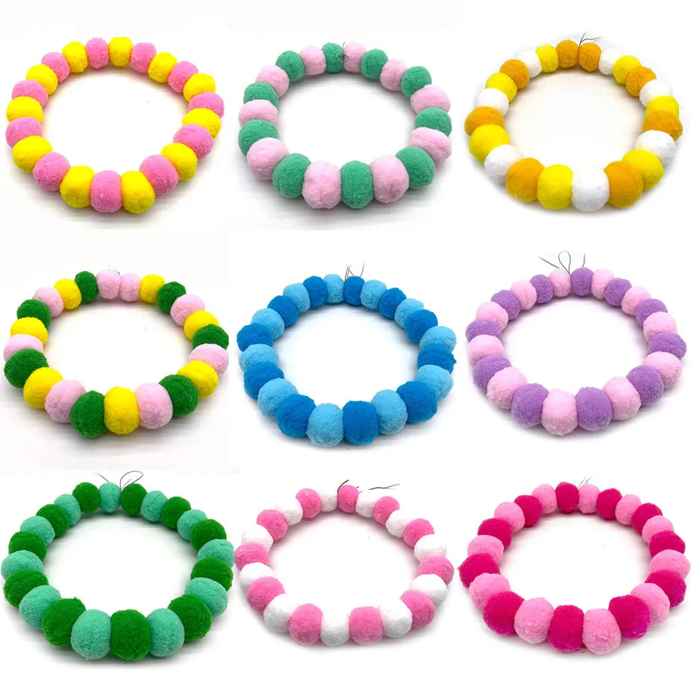 30pcs Pet Dog Rainbow Style Hair Ball - MyPetDollar.com