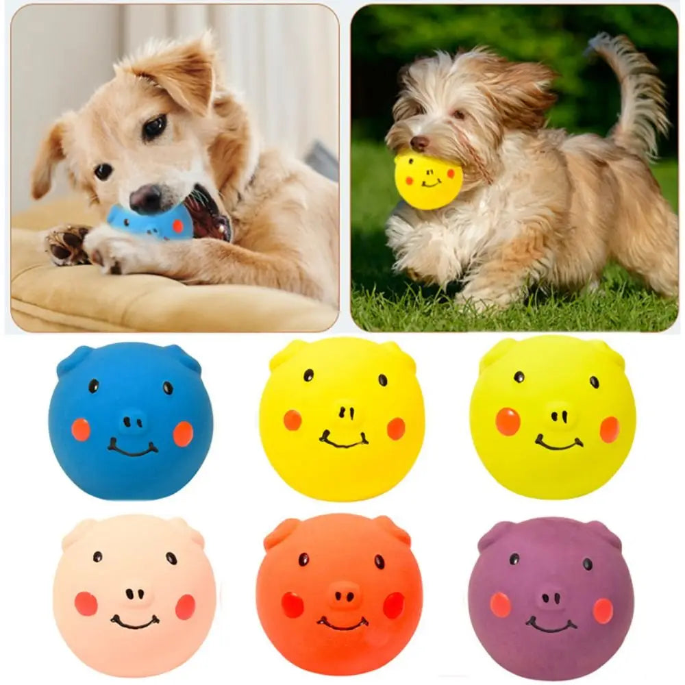 Pet Biting Toys Cartoon Latex Squeaky Dog - MyPetDollar.com