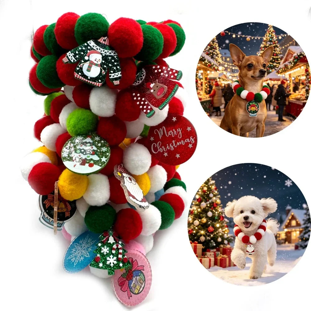 12pcs New Christmas Pet Dog Bowties Hair - MyPetDollar.com