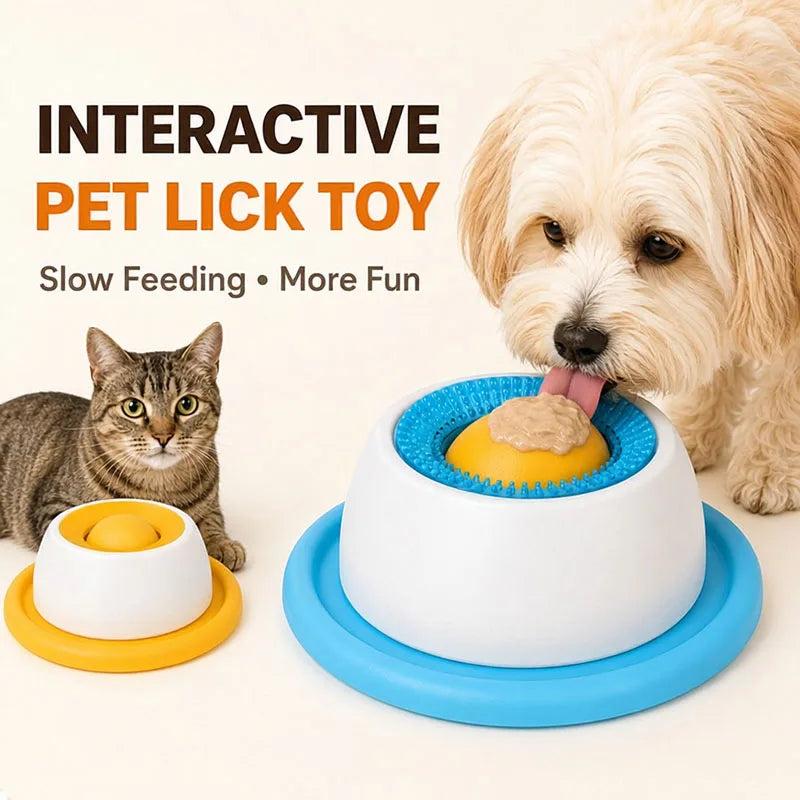 Dog Licking Bowl Slow Feeder Interactive - MyPetDollar.com