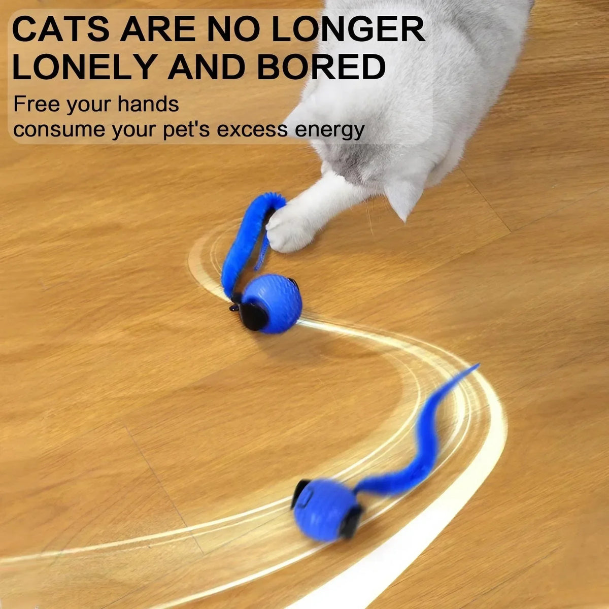 Automatic Rotating Smart LED Interactive Cat - MyPetDollar.com
