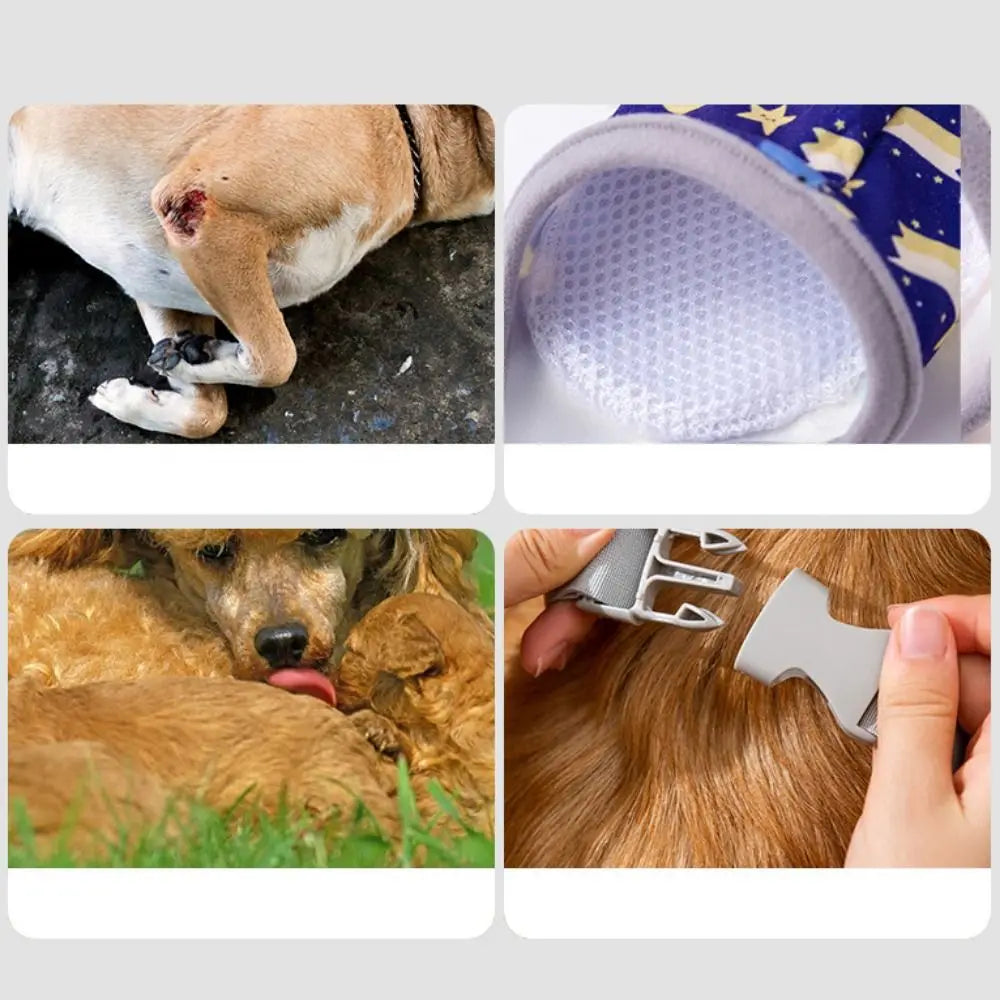 Cartoon Pet Recovery Sleeve Soft Comfortable - MyPetDollar.com