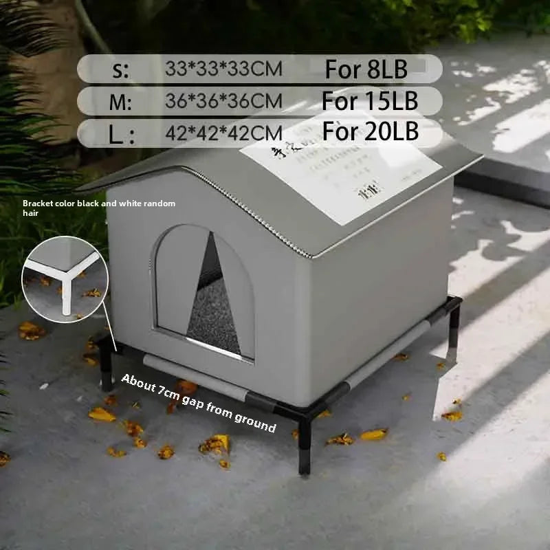 High Quality Oxford Cloth Outdoor Cat House - MyPetDollar.com
