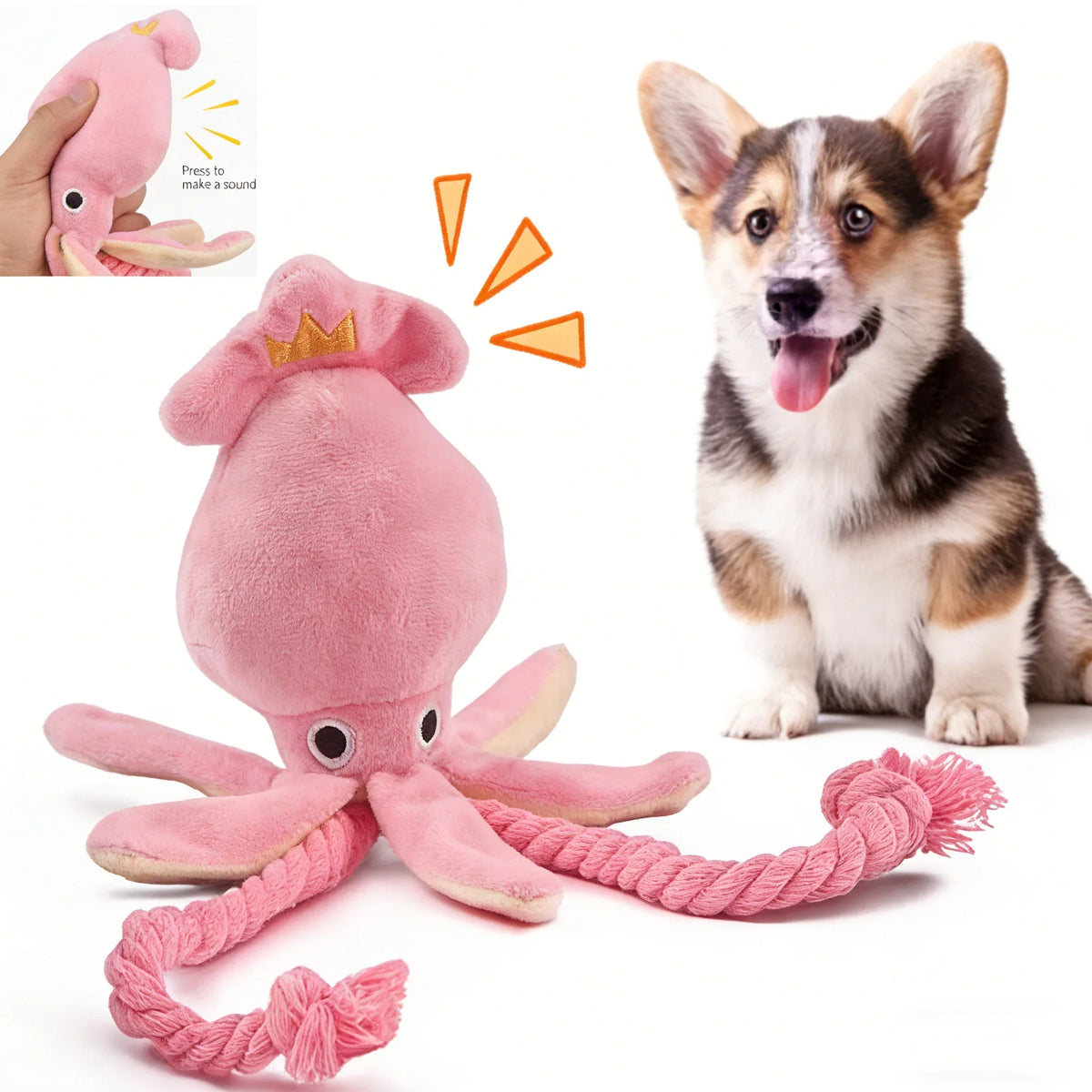 Dog Toys; Cat Toys; Sound-Emitting Cotton - MyPetDollar.com
