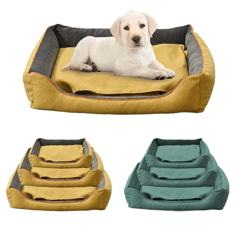 Large Washable Orthopedic Memory Foam Dog Bed – 3 Colors