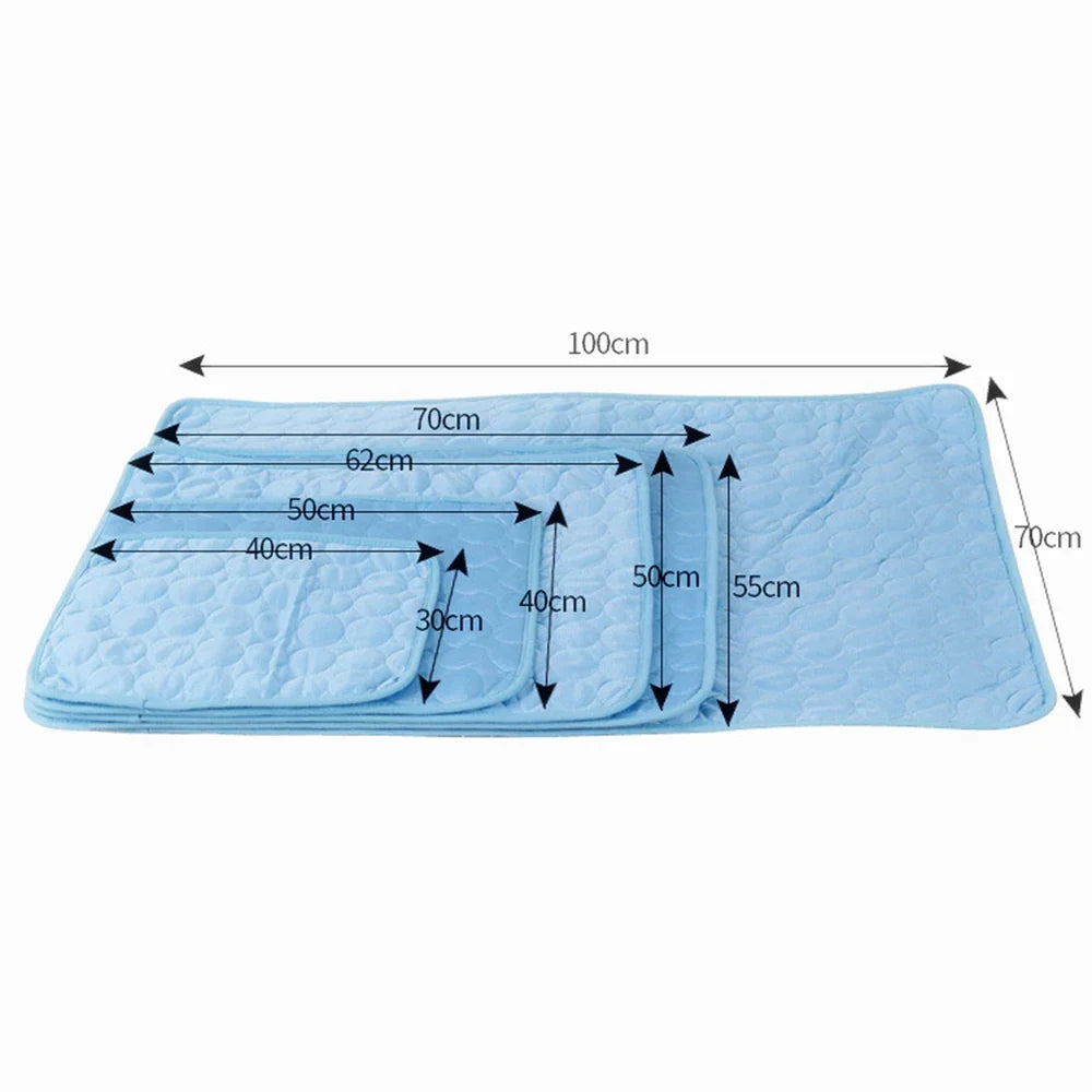 5 sizes Cushion Cool Ice Silk Cold Bed - MyPetDollar.com