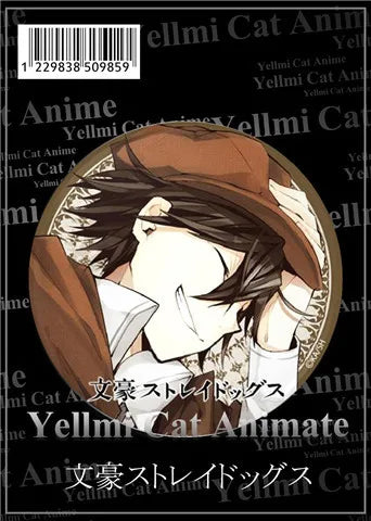Anime Badge Bungo Stray Dogs Edogawa Ranpo Dazai Osamu – 10 Colors