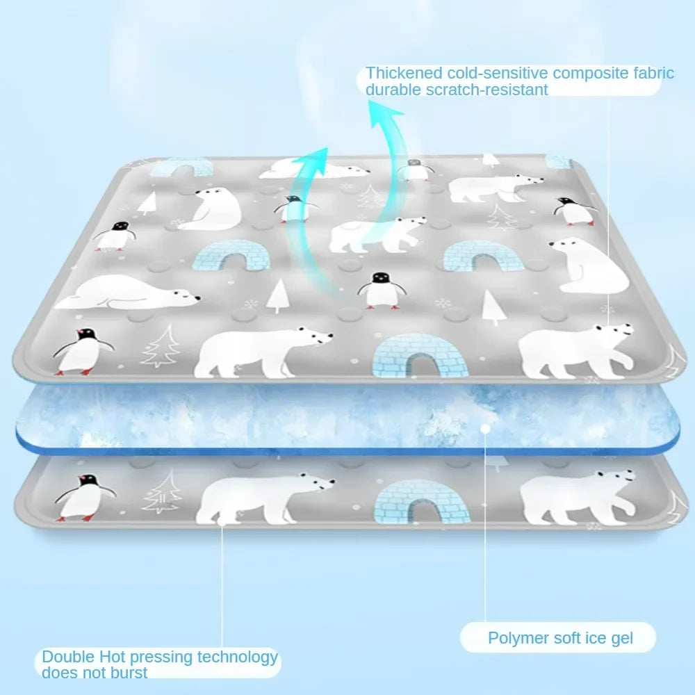 Summer Dog Cooler Mat Breathable Cat Cooler - MyPetDollar.com