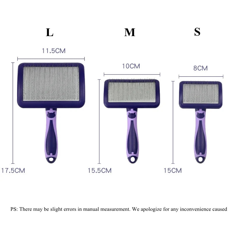 Dog Brush Stainless Steel Dogs Combs Massage - MyPetDollar.com
