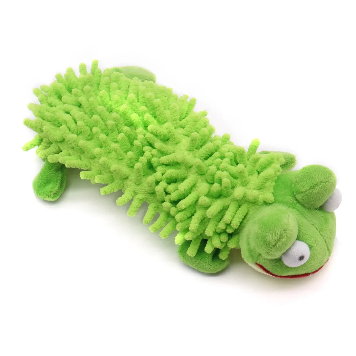 Squeaky Plush Dog Chew Toys Cute Animal Shape Soft Mop Texture – 6 Colors
