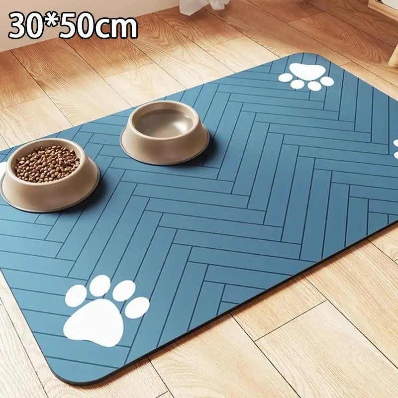 Pet Placemat Diatomaceous Mud Material Waterproof Absorbent