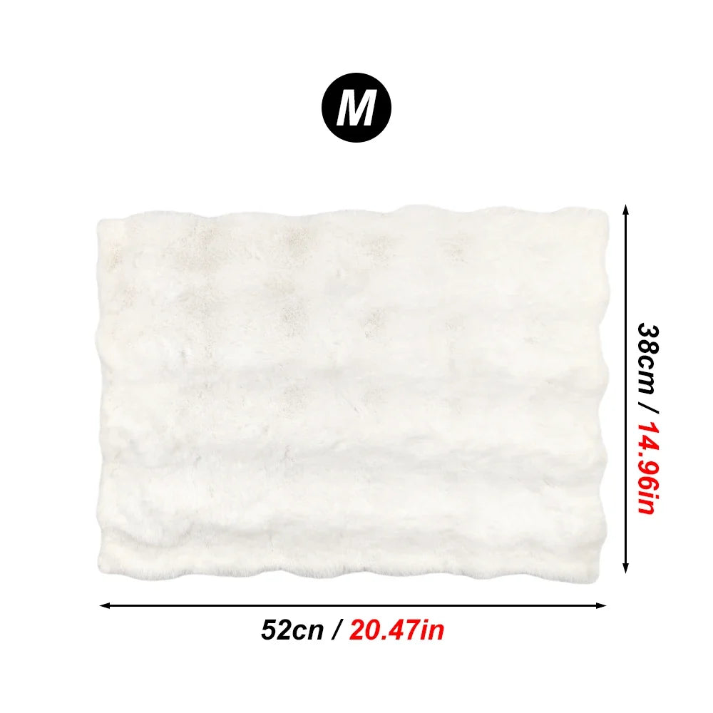 Warm Winter Autumn Rabbit Pad Soft Fleece Pet Sleeping – Small Pet Supplies