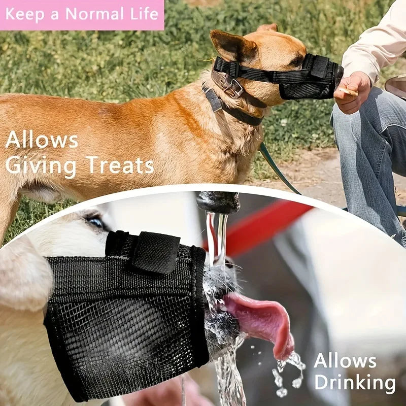 Breathable Dog Muzzle Anti Biting Barking - MyPetDollar.com