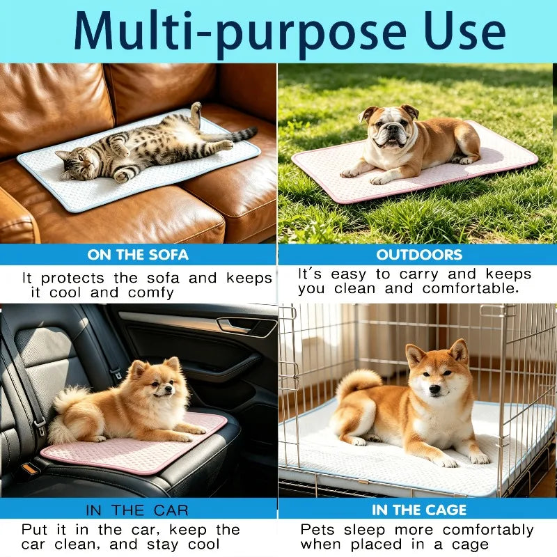 Cooling Dog Mat Summer Pad Mat For Dogs Cat - MyPetDollar.com