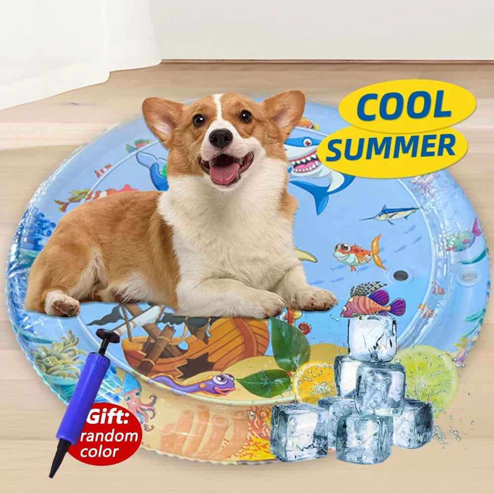 Summer Cooling Pet Water Bed Cushion Water - MyPetDollar.com