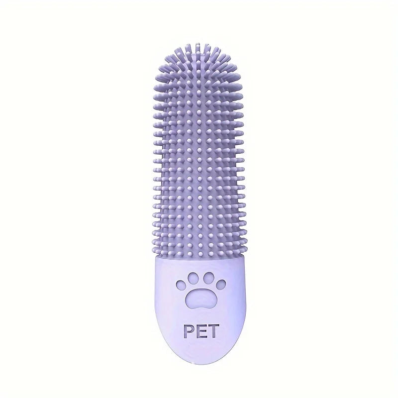 Durable 360° Soft Silicone Pet Finger Toothbrush